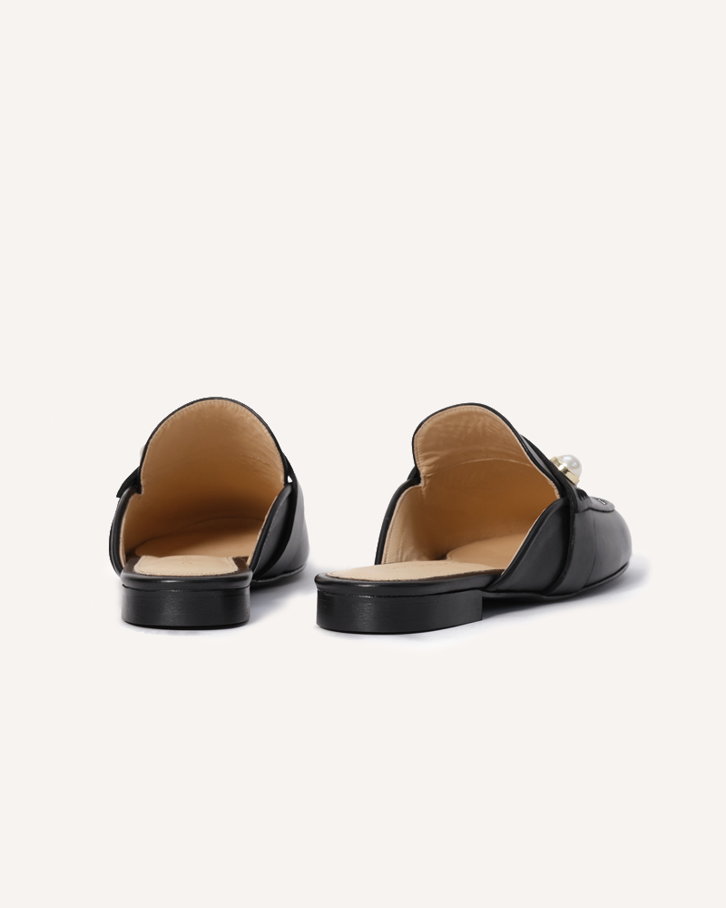 Pre-Order - Georgia Black Loafers