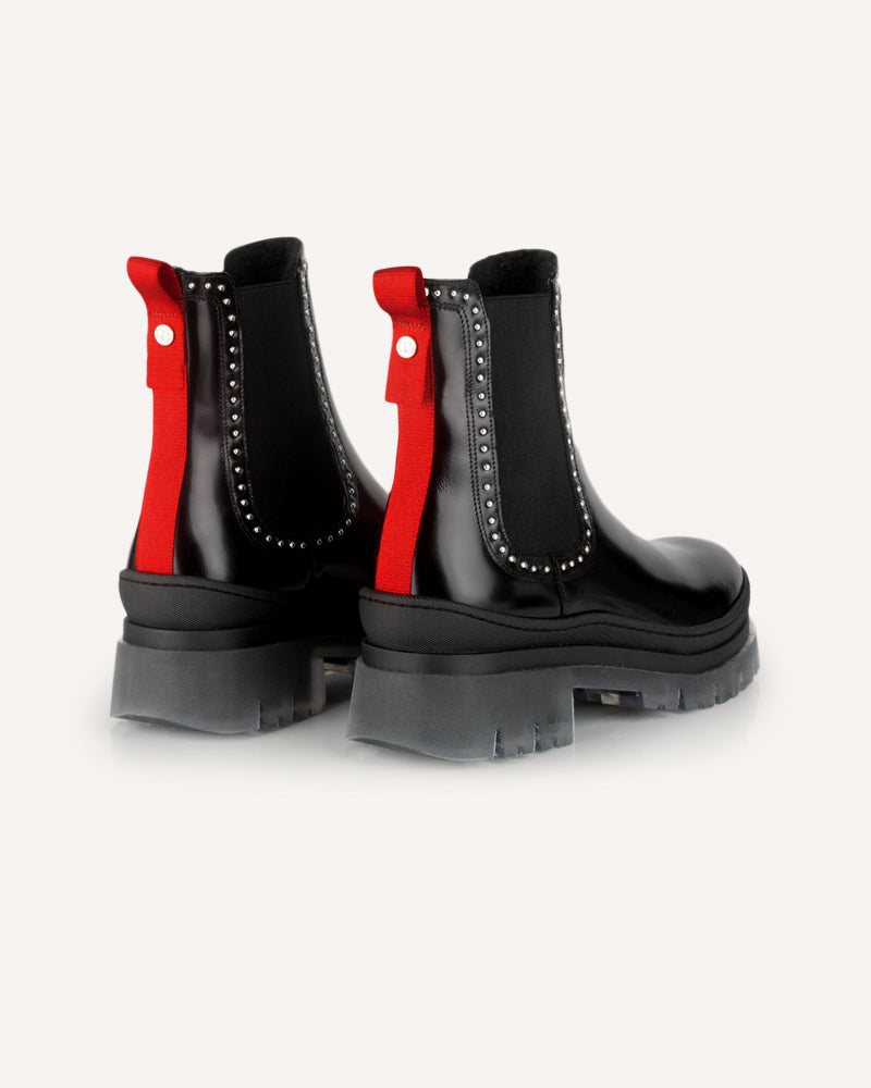 Madison Black Leather Boots