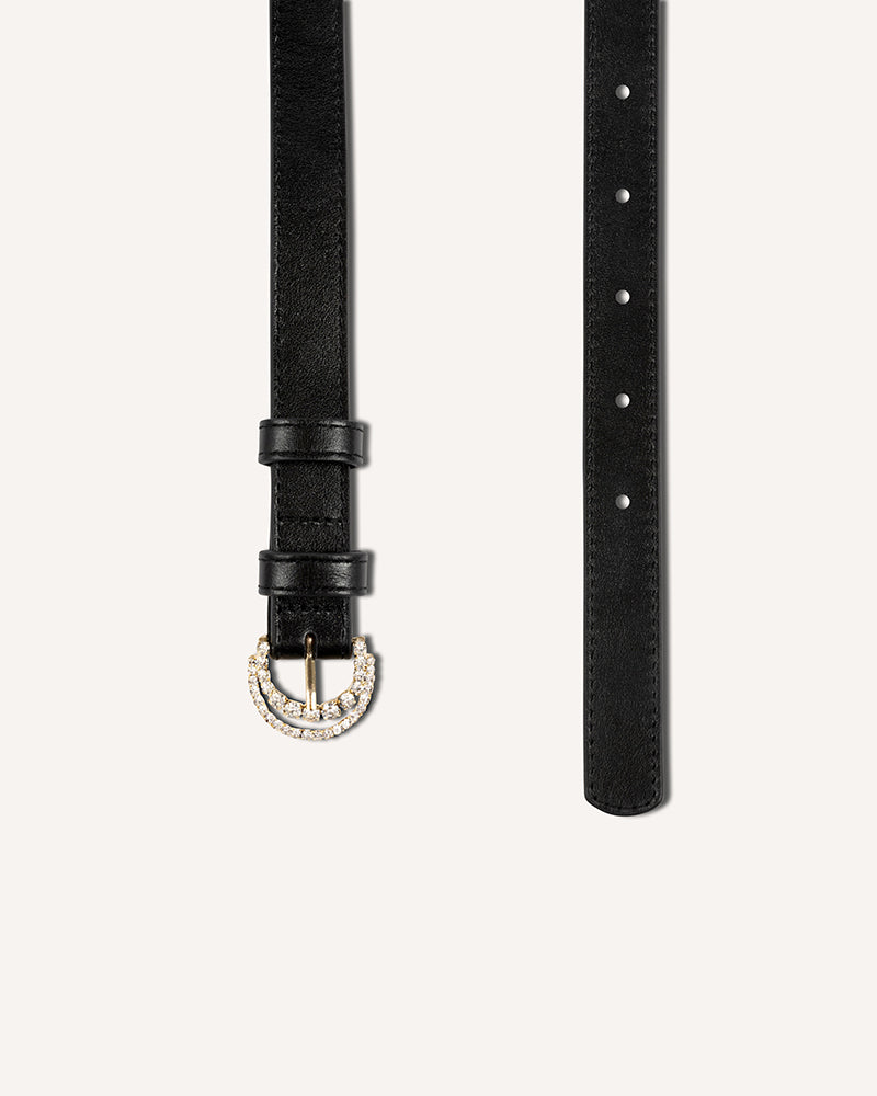 Diamond Black Belt Designer Accessories Camilla Elphick