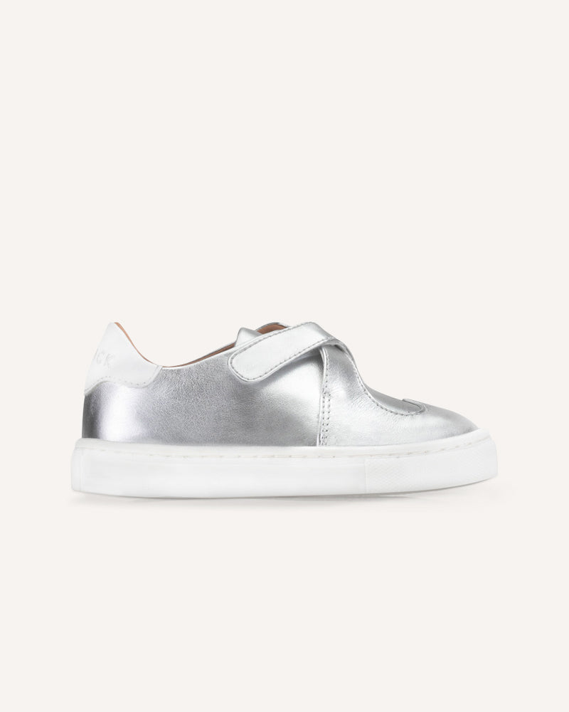 Mini Silver Heart Sneakers