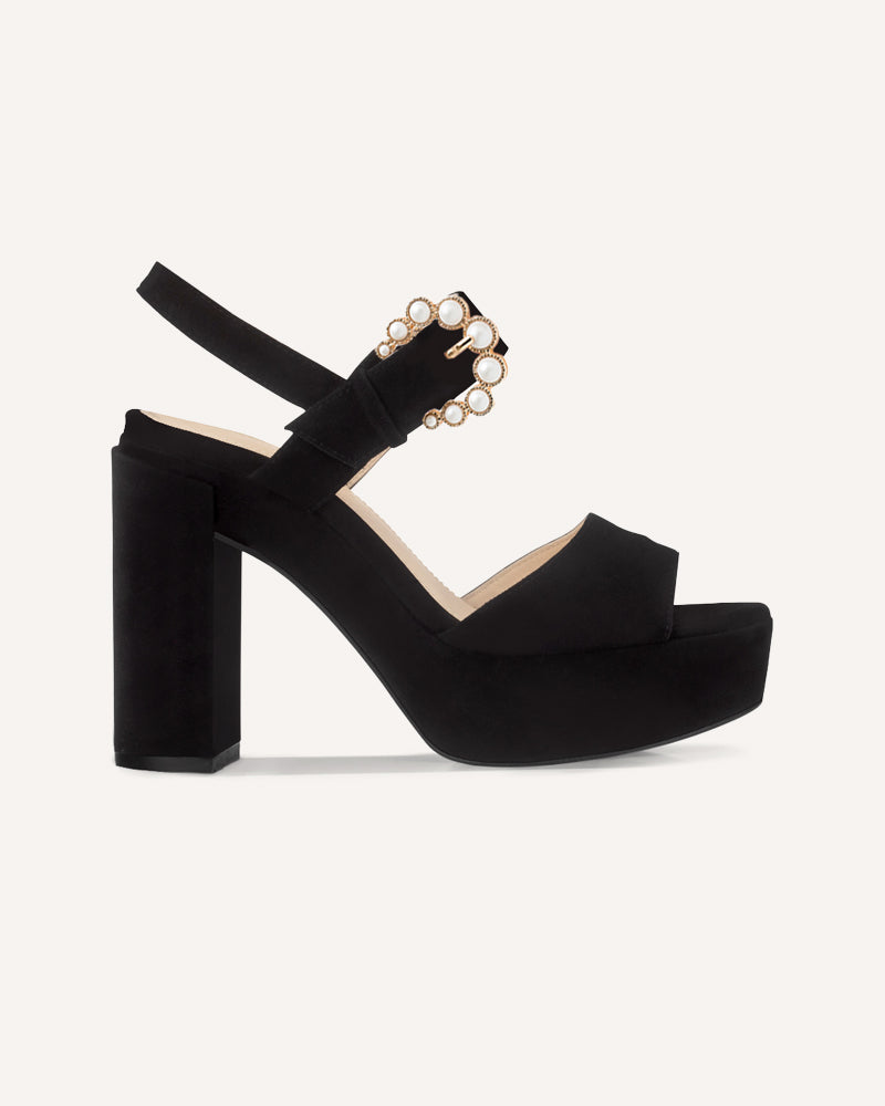 Jasmine Gold Platform Sandals | Designer Shoes | Camilla Elphick