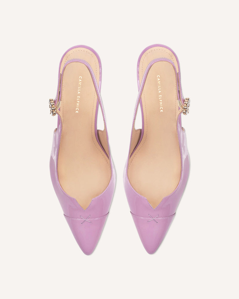 Lavender store slingback shoes