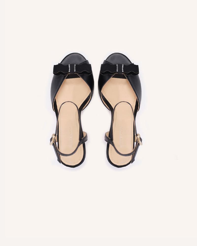 Aubrey Black Sandals