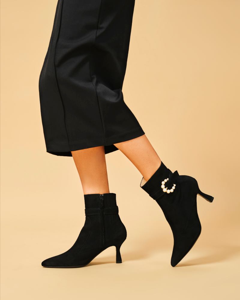 Cora Black Ankle Boot