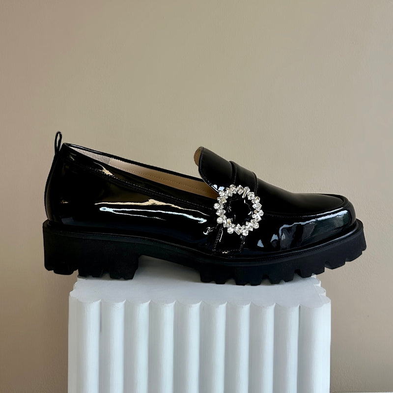 Sample - Freya Black Loafers